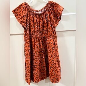 Cat & Jack Brown Animal Print Top